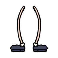 Cartoon Legs N142