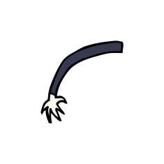 cartoon halloween vampire arm N89