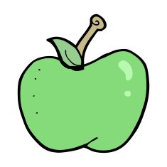 Cartoon Apple N193