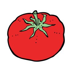 Cartoon Tomato N216