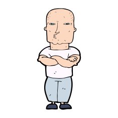 Cartoon Tough Guy N17