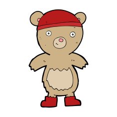 cartoon teddy bear N450