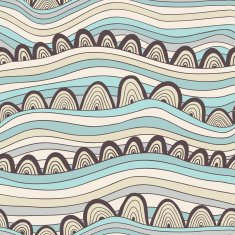 Abstract seamless pattern with stripes and circles N5