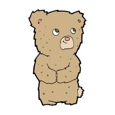 cartoon teddy bear N452