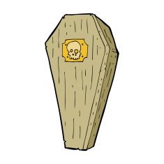 spooky cartoon coffin N24