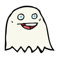 Cartoon Ghost N214