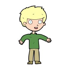 cartoon happy man N712