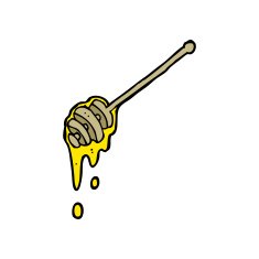 cartoon honey stick N14