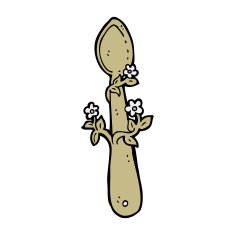Cartoon Wooden Spoon N34