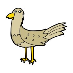 Cartoon Bird N547
