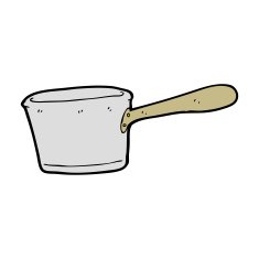 cartoon kitchen pan N22