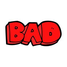 cartoon bad sign N14