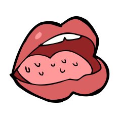 cartoon open mouth N26