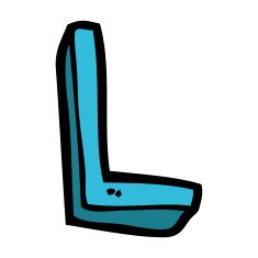 cartoon letter N261