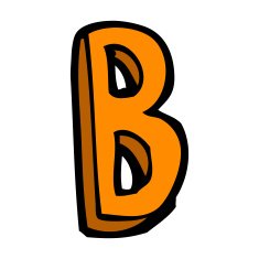 cartoon letter N269