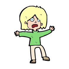 cartoon scared person N15