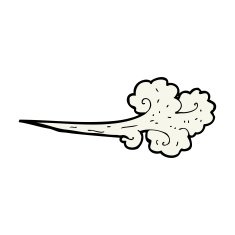 cartoon gust of wind N19