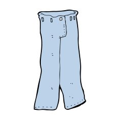 cartoon pair of jeans N21