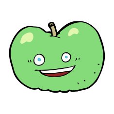 Cartoon Apple N194