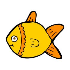 Cartoon Fish N257