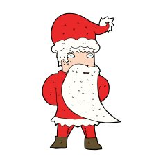 Cartoon Santa Claus N466