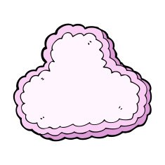 cartoon decorative cloud N58