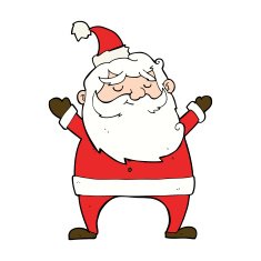 jolly santa cartoon N46