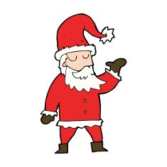 Cartoon Santa Claus N467