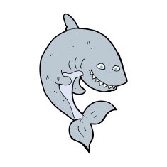 Cartoon Shark N91