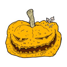 cartoon halloween pumpkin N67
