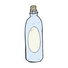 cartoon traditional bottle N29