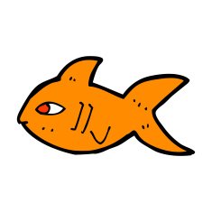 Cartoon Fish N258