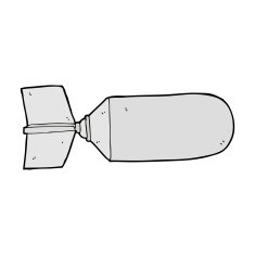 Cartoon Bomb N151