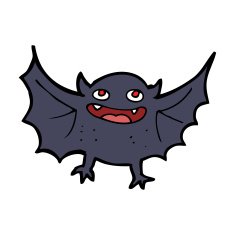 cartoon vampire bat N52