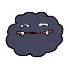 cartoon vampire cloud N9