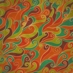 Seamless wave hand-drawn pattern N17