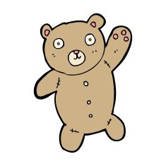 cartoon cute teddy bear N90