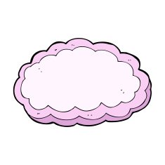 cartoon decorative cloud N62