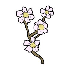 Cartoon Flowers N117