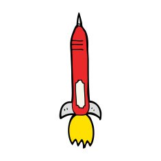 Cartoon Missile N50