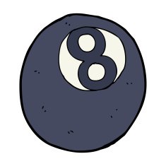 cartoon eight ball N9