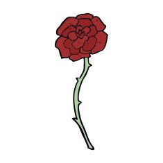 rose tattoo cartoon N11