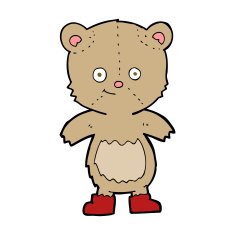 cartoon cute teddy bear N92
