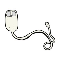 Cartoon Computer Mouse N25