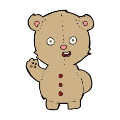 cartoon teddy bear N471