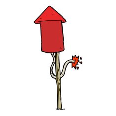 cartoon firework N75
