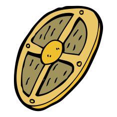Cartoon Shield N27