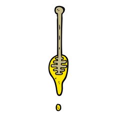 cartoon honey dipper N13