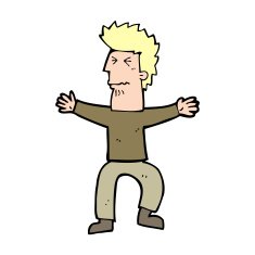 cartoon stressed out man N34