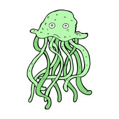 Cartoon Octopus N127
